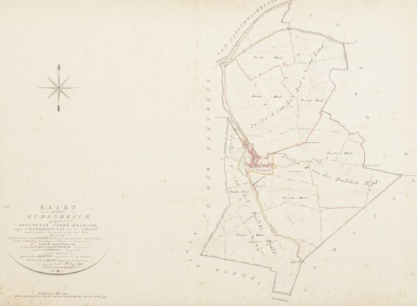 Verzamelplan van de gemeente Oudenbosch in 1832